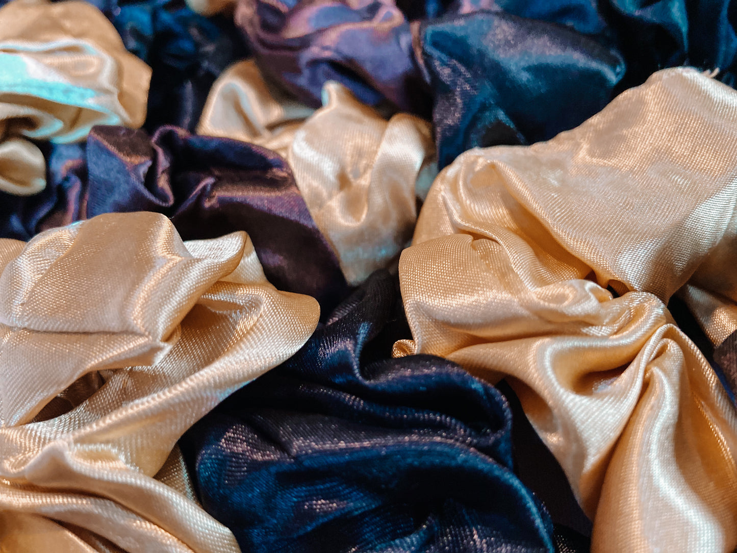 The Trio Satin Scrunchies