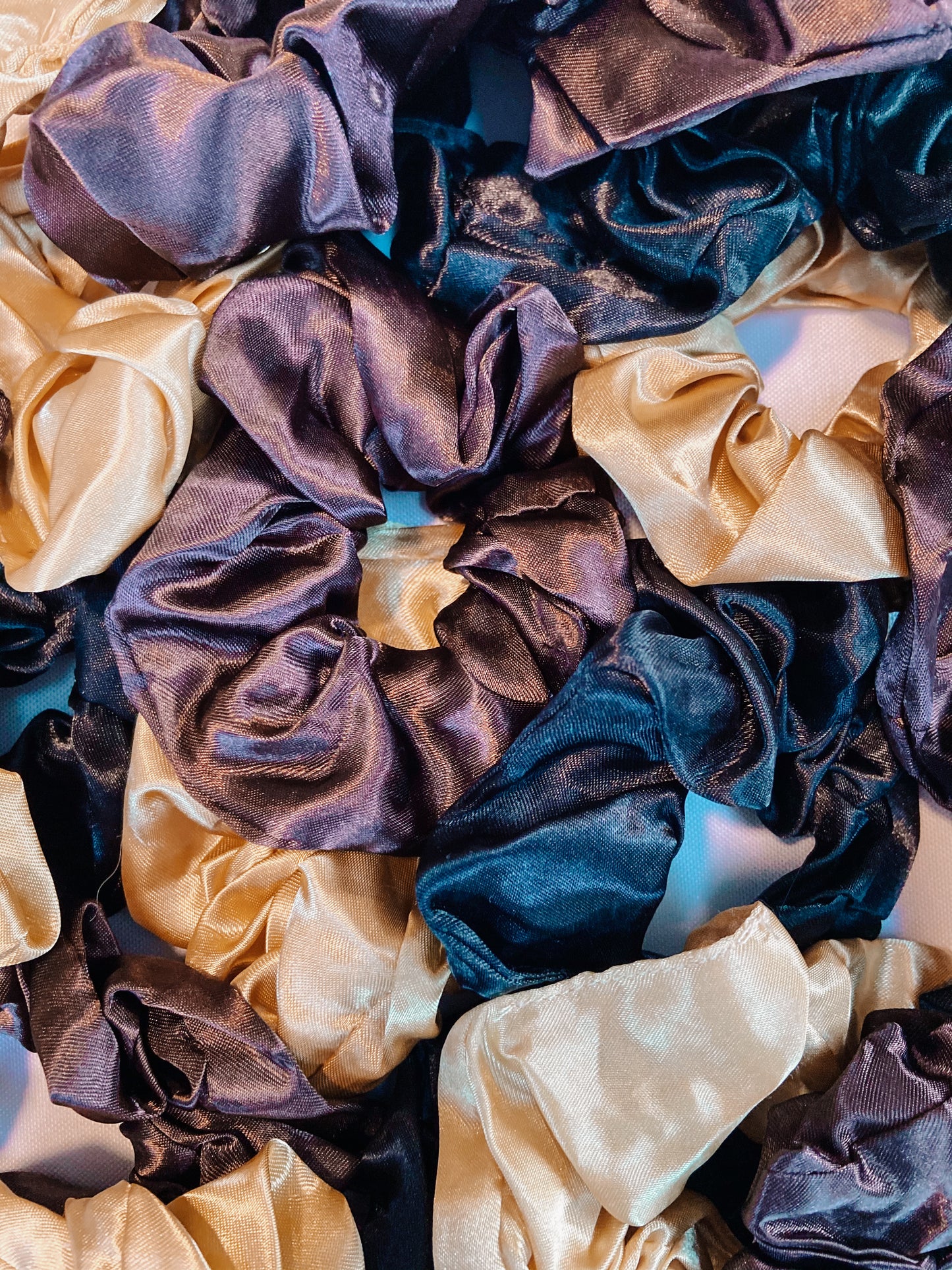 The Trio Satin Scrunchies